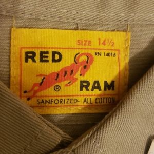 1950s Red Ram Work Shirt